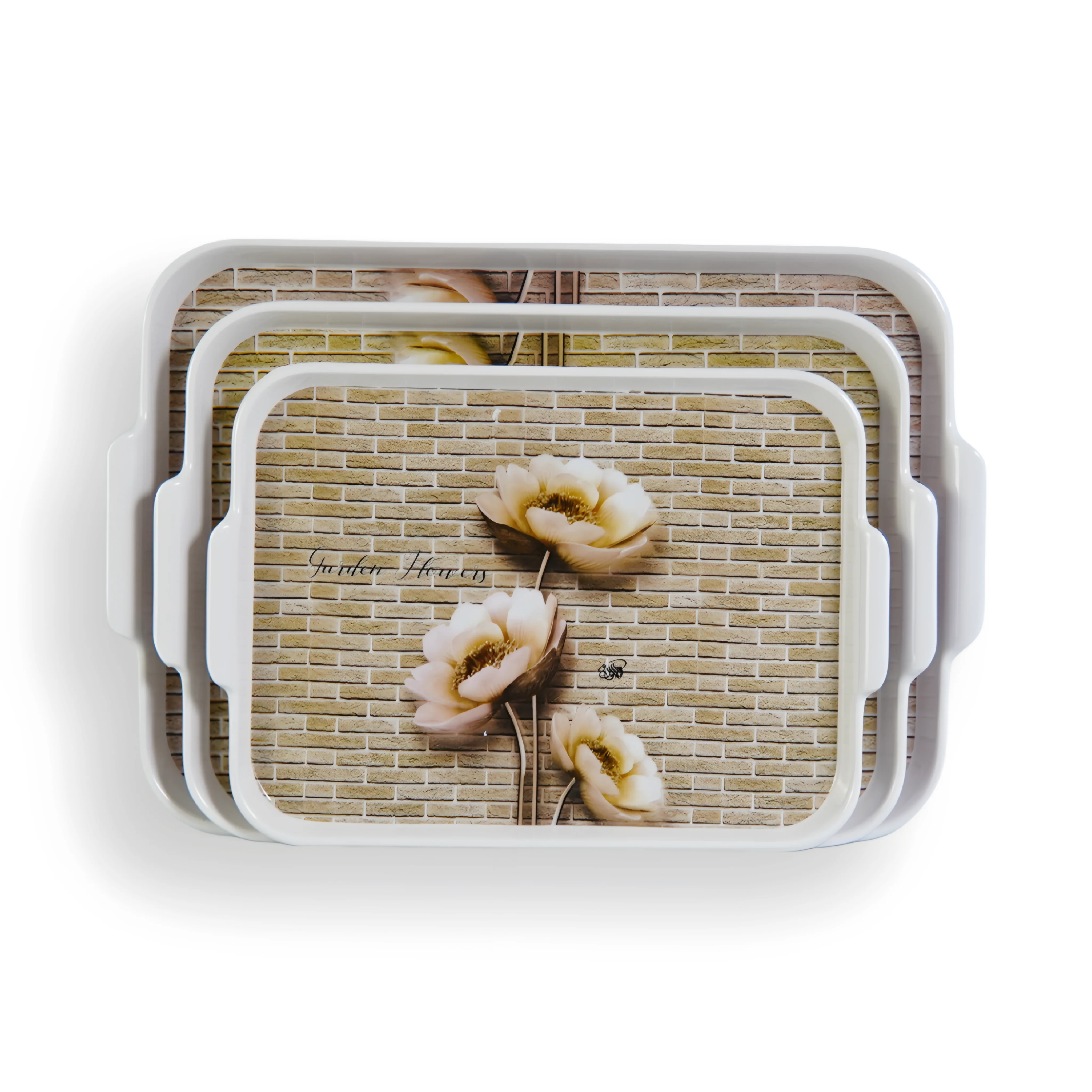 صواني ميلامين الملوك مستطيلة مادرو 3 قطع