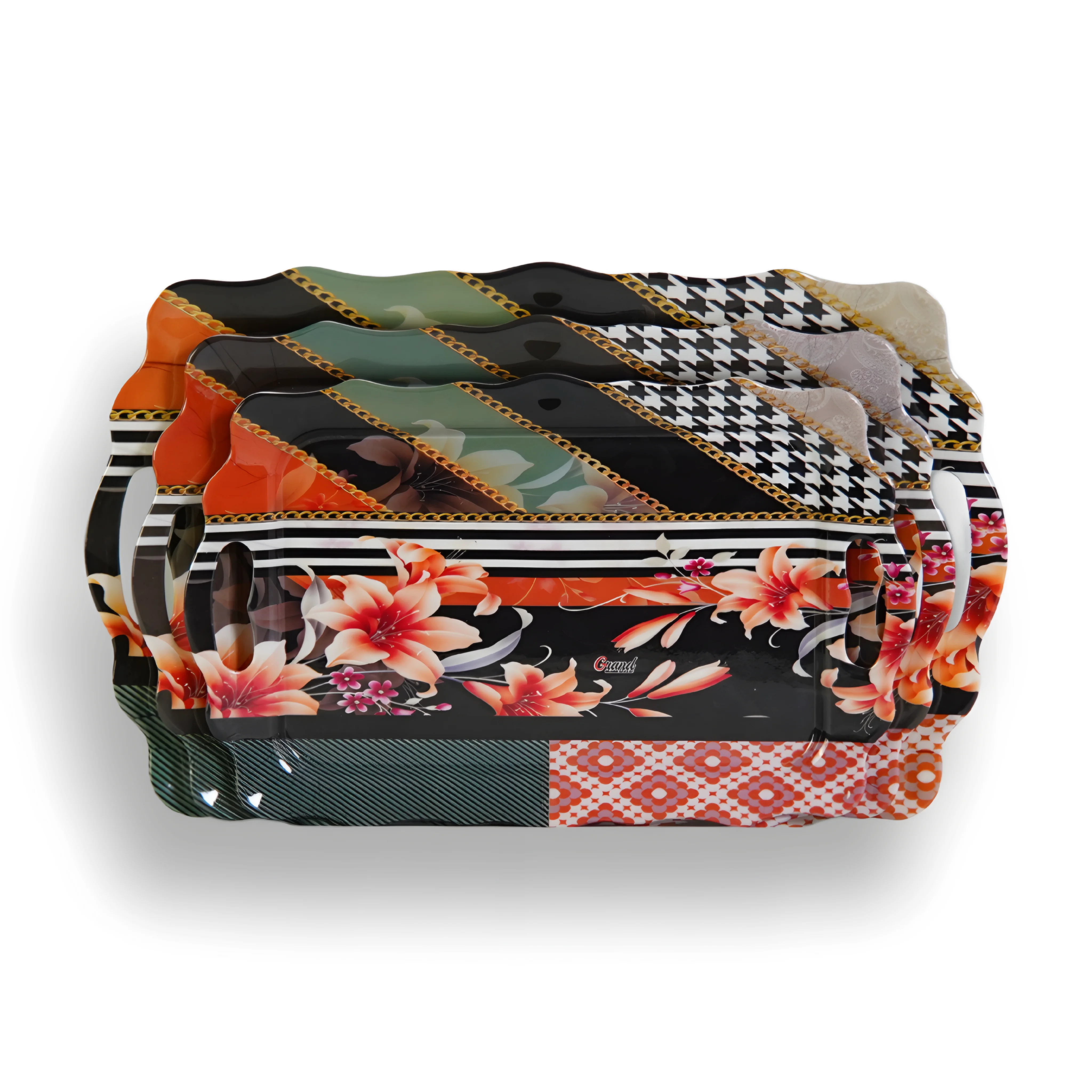 صواني جراند 02 -  بيانكا 3 قطع