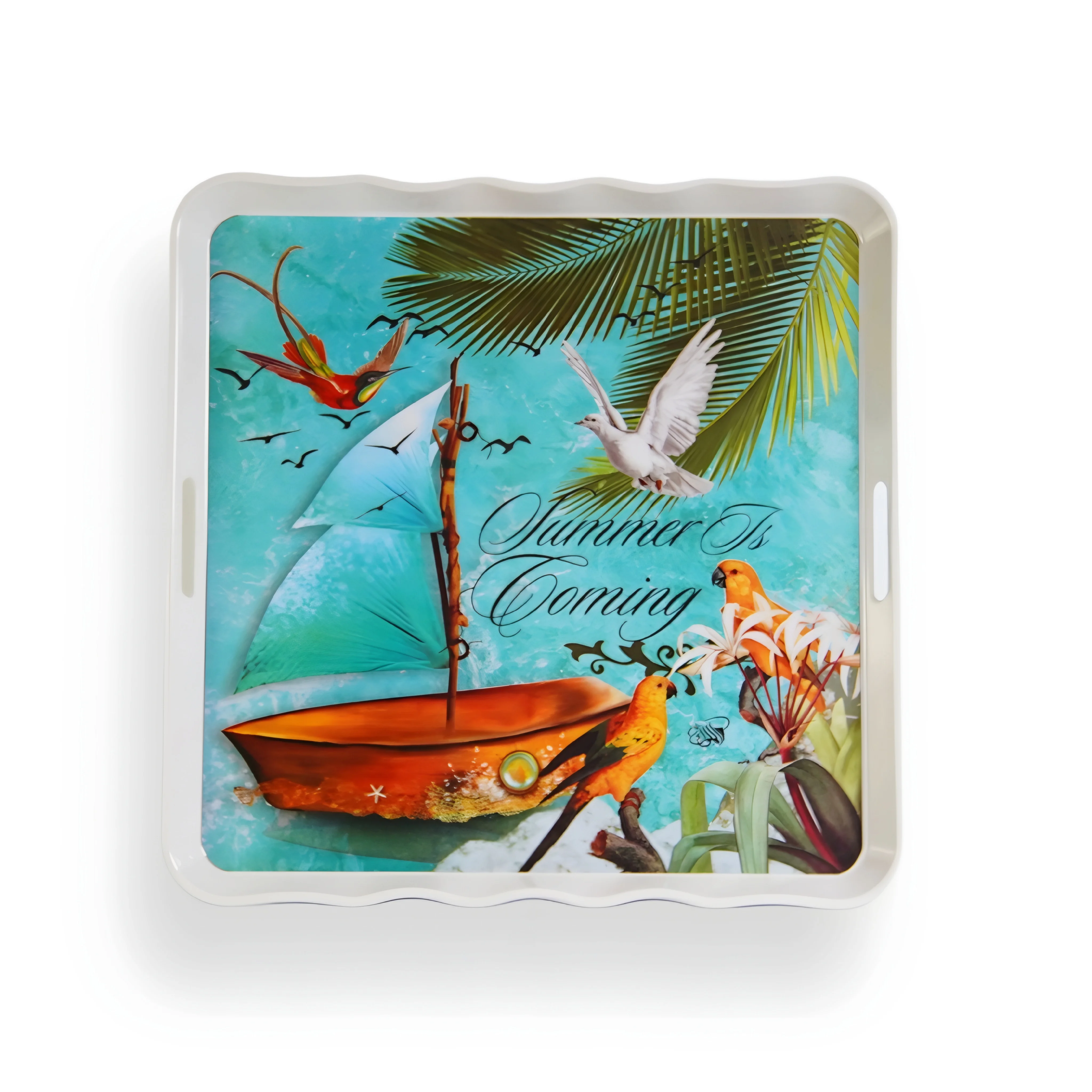 صينية ميلامين الملوك جامبو مربع ستوري