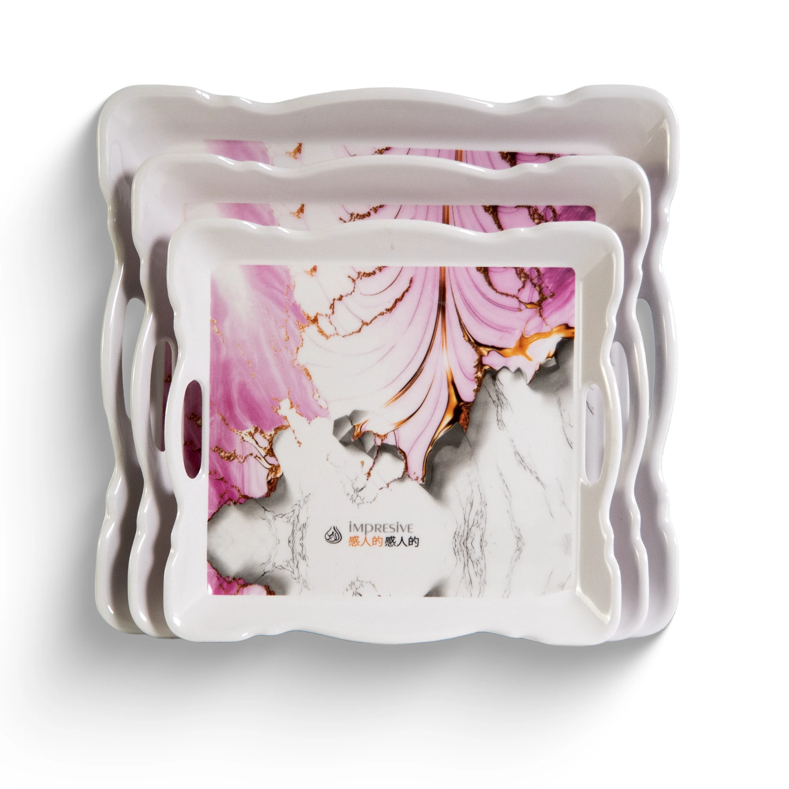 صواني الاصيل - ليونور 3 قطع